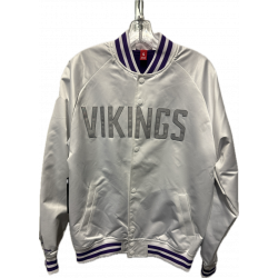 MVK M Winter White Satin Jacket WHT