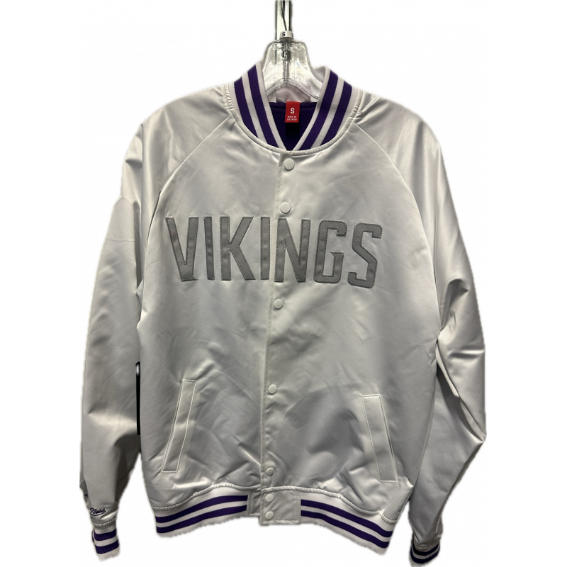 MVK M Winter White Satin Jacket WHT
