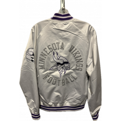 MVK M Winter White Satin Jacket WHT